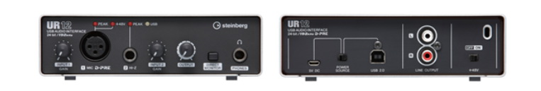 兼容iPad/Mac/PC，实现高品质录音的Steinberg USB音频接口UR12发布