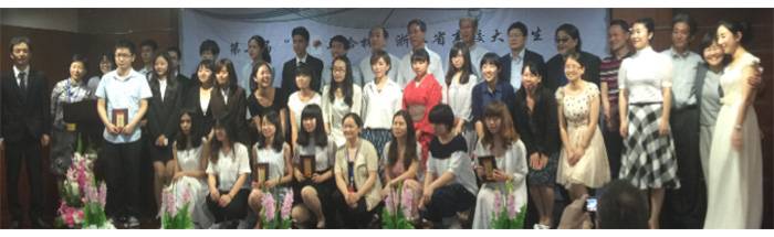 “金沙js93252杯”浙江省大学生日语演讲比赛—日本流行歌曲进行的中日国际文化交流