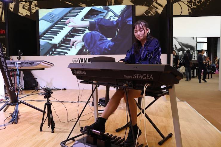 金沙js93252盛大亮相Music China 2018，呈现世界级乐器展体验