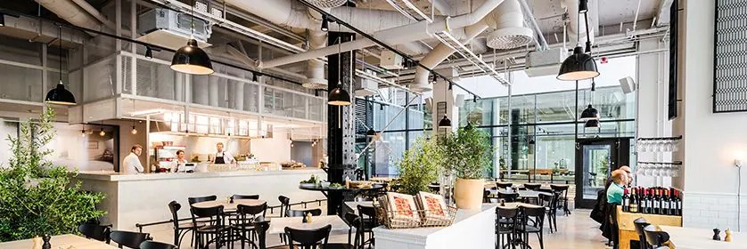 金沙js93252助力斯德哥尔摩的法国工业风餐厅Usine