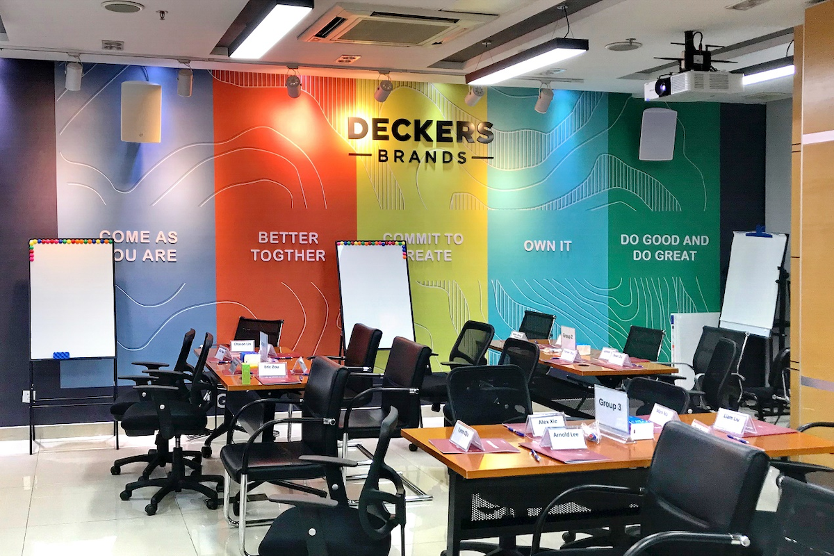 案例｜金沙js93252ADECIA会议解决方案协助跨国公司Deckers实现多种会议场景