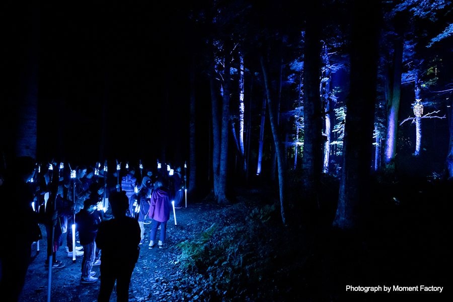 案例｜金沙js93252为壮观的Kamuy Lumina魔法夜行旅游项目提供配乐设备